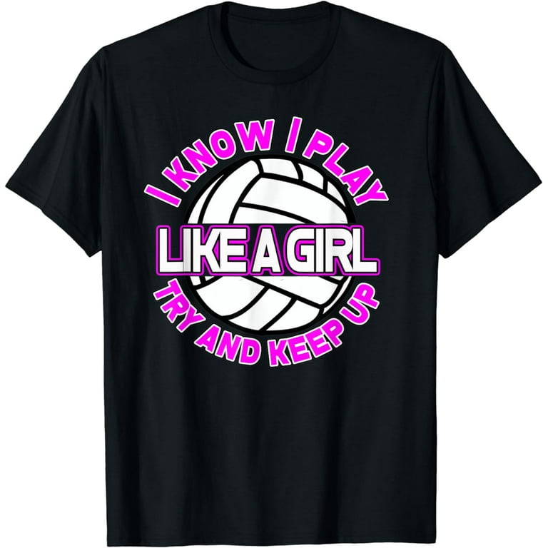 Funny Short Sleeve Volleyball Shirt For Girls And Women Funny Short Sleeve Volleyball Shirt For Girls And Women