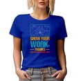 thumbnail image 1 of Funny Show Your Work, Thanks - Every Math Teacher, Ever Quote feat. Mathematics Equation, Royal Blue T-Shirt, Small, 1 of 5