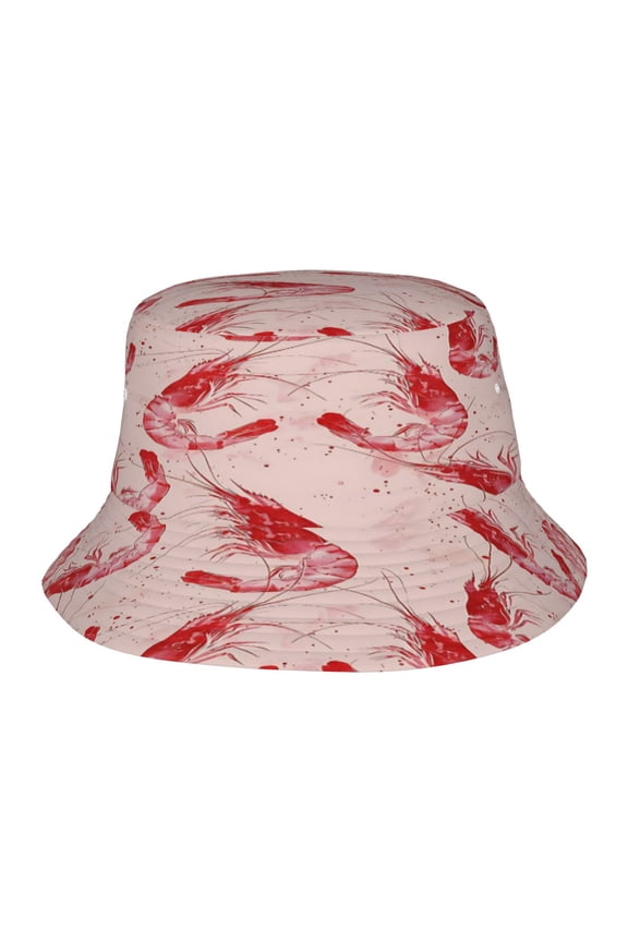 Funny Shrimp Fisherman's Hat Lightweight and Breathable Sun Hat Suitable for Both Men and Women