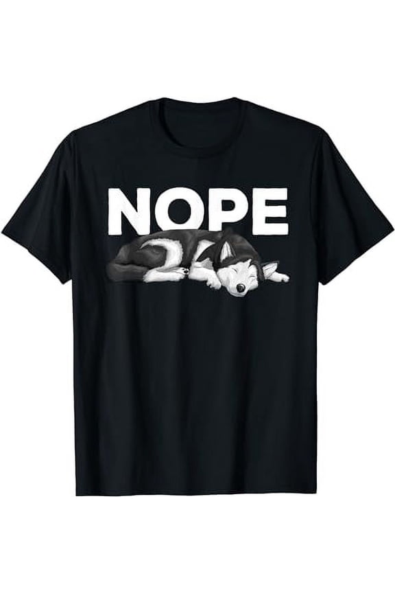 Funny Siberian Husky Design For Men Women Husky Dog Lovers T-Shirt