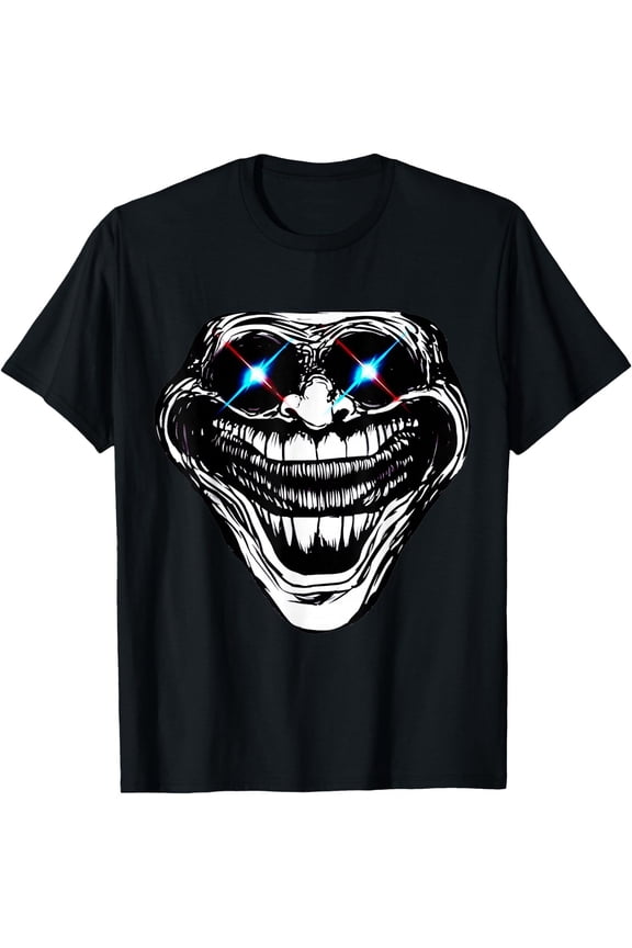 Funny Sigma Phonk Meme Scary Troll Face Those Who Know T-Shirt