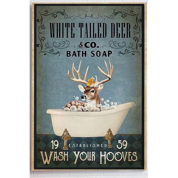 Funny Sign Vintage Tin Metal Sign Retro Wall Art are You Pooping Diraffe for Bathroom Study Entryway Living Room and Bar Great Gift for Friends 12x8 Inch(SLC05)