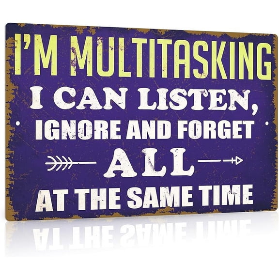Funny Signs For Man Cave Bar Decor, Funny Sarcastic Bathroom Metal Tin Signs Garage Wall Decor, If Some Thing Here Offends You Please Let Us Know We Can All Use a Good Laugh12 X 8 In