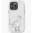 thumbnail image 1 of Funny Silly Goose Illustration GA710 Phone Case for iPhone 11 to 17 Pro Max, 1 of 2