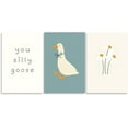 thumbnail image 1 of Funny Silly Goose Wall Art Snug As A Bug Prints Trendy Magic Art Poster Cute Duck Animal Painting Wall Decor Farmhouse Cottagecore Canvas Print For Bedroom Bathroom Nursery（Only canvas）, 1 of 6