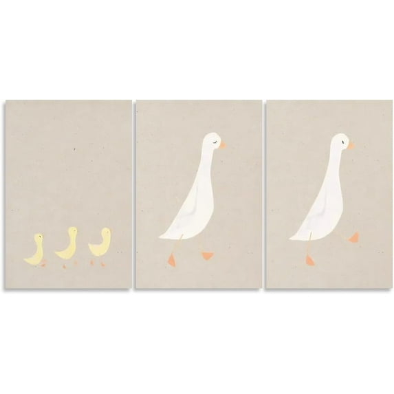 Funny Silly Goose Wall Art Snug As A Bug Prints Trendy Magic Art Poster Cute Duck Animal Painting Wall Decor Farmhouse Cottagecore Canvas Print For Bedroom Bathroom Nursery（Only canvas）