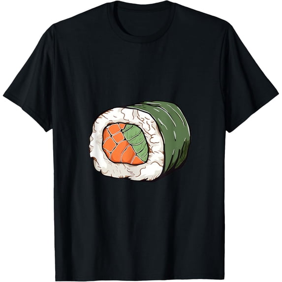 Funny Simple Lazy Halloween Sushi roll Costume T-Shirt