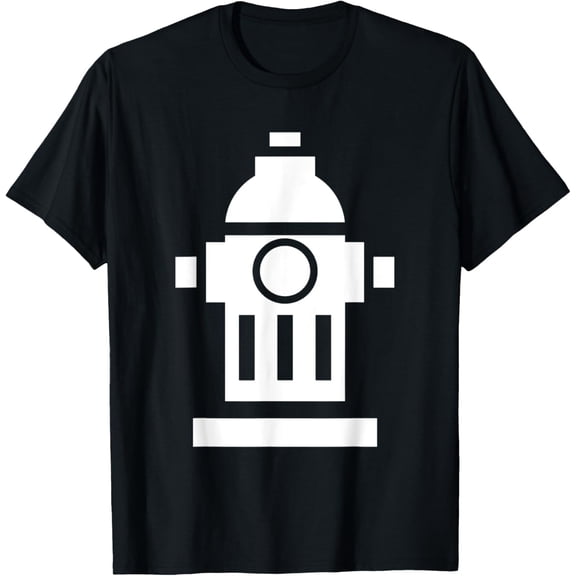 Funny Simple and Lazy Halloween Costume Fire Hydrant T-Shirt