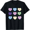 thumbnail image 1 of Funny Single Anti Valentines Day Conversation Hearts T-Shirt, 1 of 4