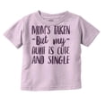 thumbnail image 1 of Funny Single Aunts Cute Niece Nephew Toddler Boy Girl T Shirt Infant Toddler Brisco Brands 24M, 1 of 6