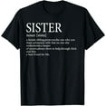 thumbnail image 1 of Funny Sister Definition birthday from sister and brother T-Shirt, 1 of 4