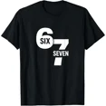 thumbnail image 1 of Funny Six Seven 6 7 Meme T-Shirt, 1 of 6