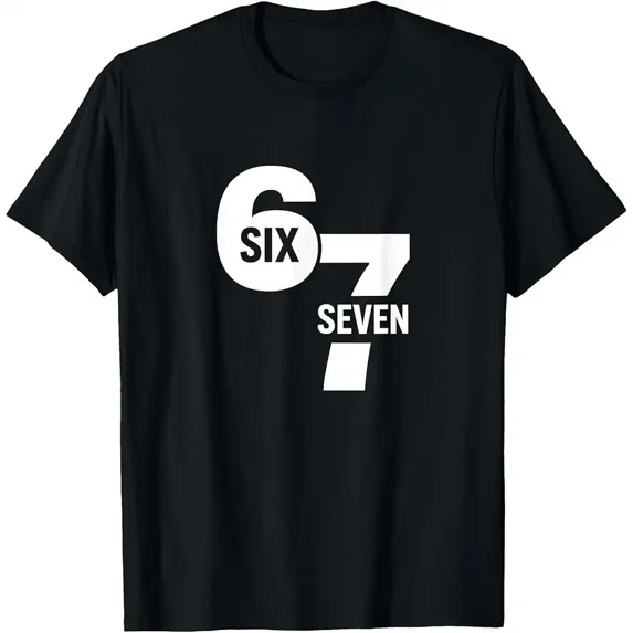 Funny Six Seven 6 7 Meme T-Shirt
