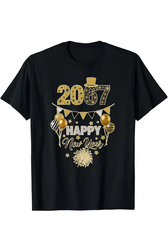 Funny Six Seven 67 Meme Happy New Year Holiday Seasonal Unisex T-Shirt ,up to size 5XL