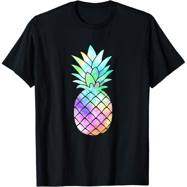 Funny Sizzling Summer Pineapple Tie Dye matching Vacation T Shirt Walmart