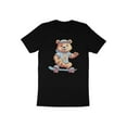 thumbnail image 1 of Funny Skateboarding Teddy Bear Skateboarder Skater Gift T-Shirt Skateboarding Skateboard Birthday Holiday Presents Men Women Kids Tshirt, 1 of 10