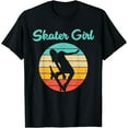 thumbnail image 1 of Funny Skater Gift For Girls Women Skateboard Skateboarding T-Shirt, 1 of 4