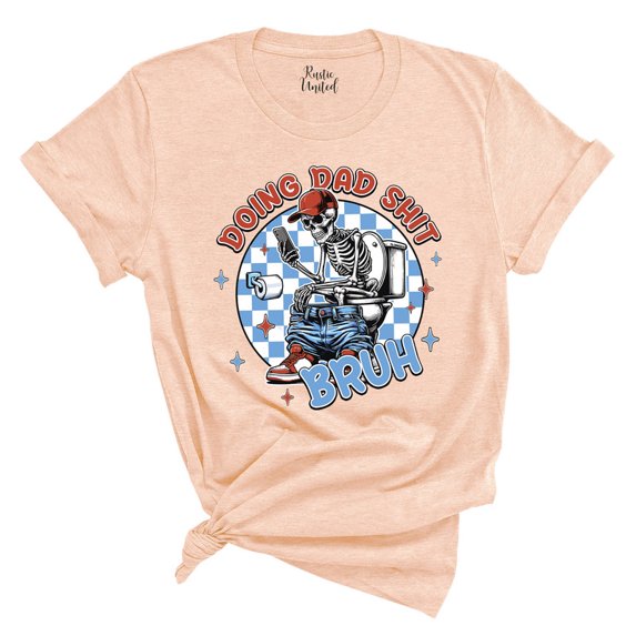 Funny Skeleton Dad T-Shirt – “Doing Dad Stuff” Retro Humor Graphic Tee – Father’s Day Gift Idea