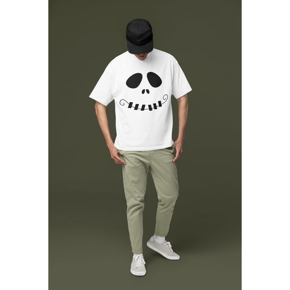 Funny Skeleton Face T-shirt | Halloween Related, Boo Scary Vibes | 4 Colors - Unisex