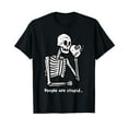 thumbnail image 1 of Funny Skeleton Retro Vintage Halloween Men Women Kids T-Shirt, 1 of 5