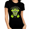 thumbnail image 1 of Funny Skeleton Shirt Halloween Shirts for Women Halloween Clothes for Women Tops Womens Skull Shirt, 1 of 5