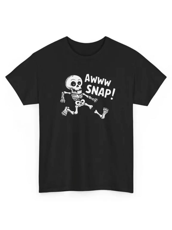 Funny Skeleton With A Broken Foot Hu.Morous T-Shirt Unisex S-5XL Hot Trending Shirt, Vintage Birthday Gift