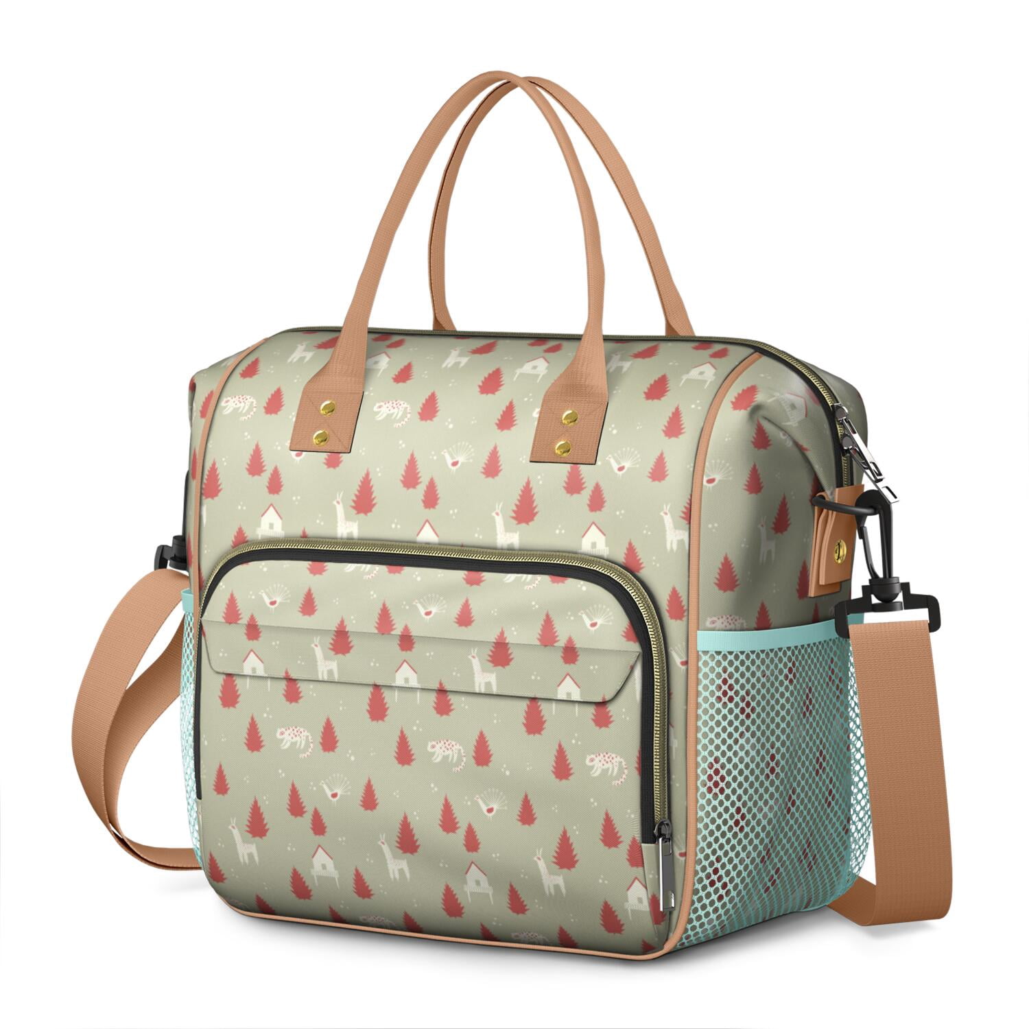 Funny Sketch Graffiti Insulated Cooler Bag for Office & Outdoor, Leakproof Lunch Tote with Multi-Pocket for Food Storage - Comfortable & Versatile