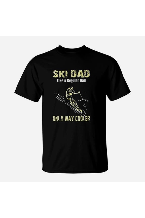 Funny Ski Dad Skier Gift For Fathers Skiing TShirt