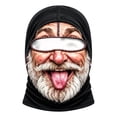 Funny Ski Mask with 3D Printed Face Design, Winter Windproof Balaclava ...