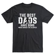 Funny Skiing Son T-Shirt   Best Parents Have Sons Who Shred the Slopes Sport Tees, Gift For Skiing Lovers