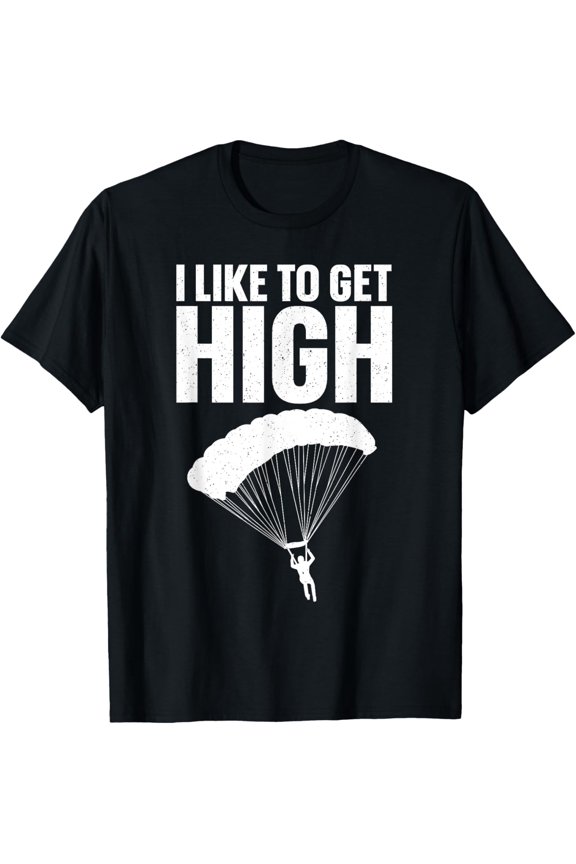 Funny Skydiving Art For Men Women Sky Diving Lover Skydiver T-Shirt