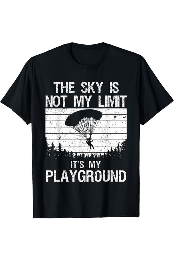 Funny Skydiving Art For Men Women Skydive Lover Skydiver T-Shirt men and women can wear, black, white, gifts
