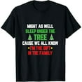 thumbnail image 1 of Funny Sleep Under Tree I'm The Gift In The Family Christmas T-Shirt, 1 of 7