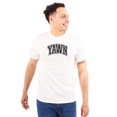 thumbnail image 1 of Funny Sleep Varsity Athlete Yawn Joke Men's Graphic T Shirt Tees Brisco Brands X, 1 of 6