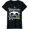 thumbnail image 1 of Funny Sleepover Squad Party Panda Sleeping Nails And Makeup T-Shirt, 1 of 4