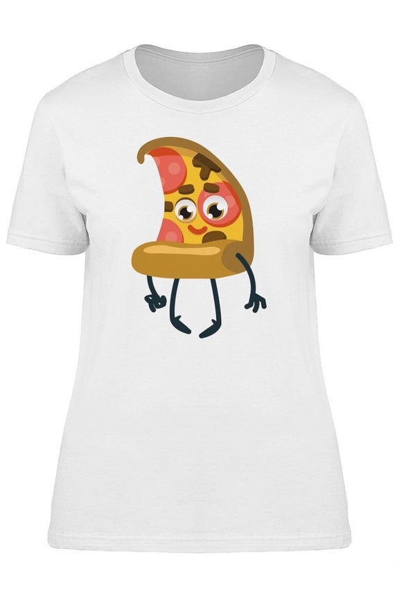 Funny Slice Of Pizza Tee Women's -Image by Shutterstock