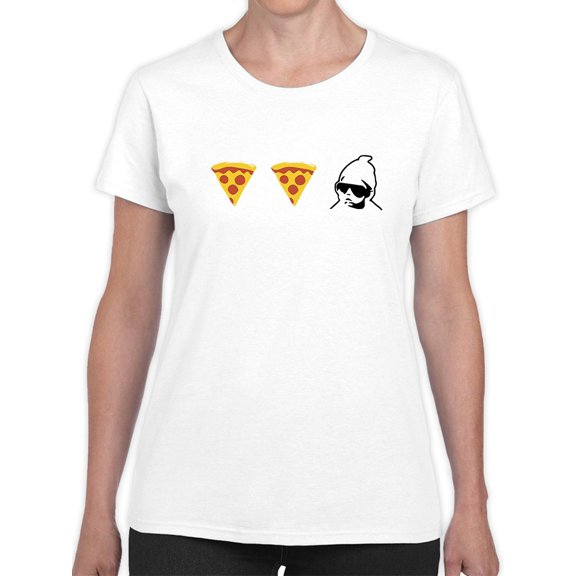 Funny Slice Slice Baby Song Graphic Women White T-Shirt, Female x-Large