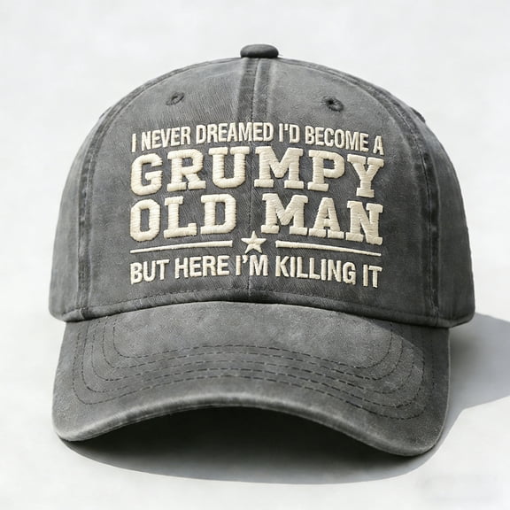 Funny Slogan Embroidered Baseball Cap, Adjustable Unstructured Cap for Men and Women, Lightweight and Breathable Casual Hat, Cool Gift for Humor and Style