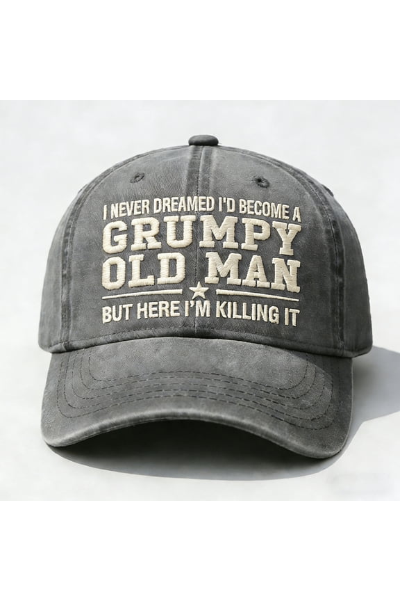 Funny Slogan Embroidered Baseball Cap, Adjustable Unstructured Cap for Men and Women, Lightweight and Breathable Casual Hat, Cool Gift for Humor and Style