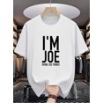 thumbnail image 1 of Funny Slogan Graphic T‑Shirt for Men Women, Casual Humor Short Sleeve Crewneck Everyday Tee Top, 1 of 6