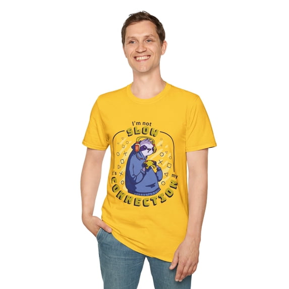 Funny Sloth Animal Game Lover Graphic Novelty T-shirts