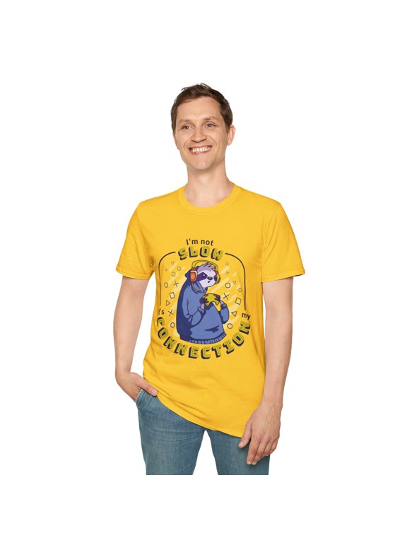 Funny Sloth Animal Game Lover Graphic Novelty T-shirts