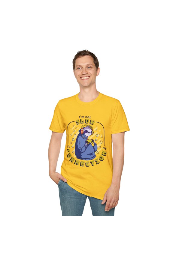 Funny Sloth Animal Game Lover Graphic Novelty T-shirts