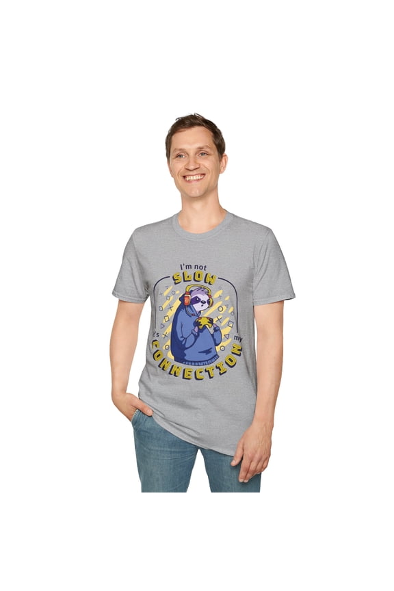 Funny Sloth Animal Game Lover Graphic Novelty T-shirts