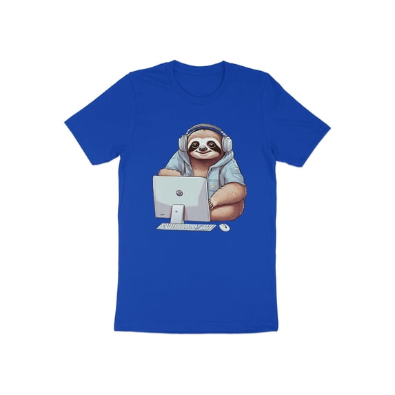 Funny Sloth Computer Science Software Programmer Coder Gift T-Shirt Software Engineer Coding Birthday Holiday Presents Men Women Tshirt