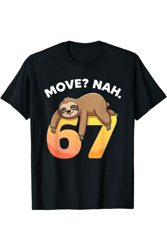 Funny Sloth Graphic T-Shirt for Animal Lovers with Humorous Meme Design