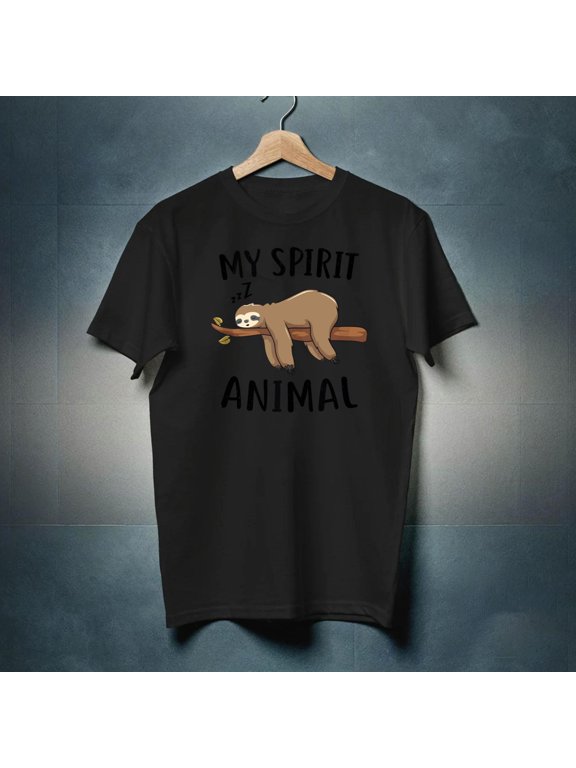 Funny Sloth Graphic T-shirt, Unisex Animal Lovers Design