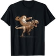 thumbnail image 1 of Funny Sloth Riding Dinosaur For Sloths Costume Lover Gift T-Shirt, 1 of 4