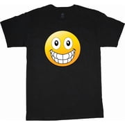 Funny Smiley Face Emoji T-Shirt Mens Graphic Tee Shirt