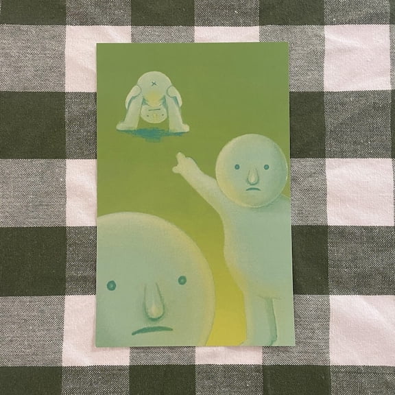 Funny Smiski Meme Character Illustration FUNNY SMISKI MEME POSTER Wall Art Decor 8x12 UNFRAMED